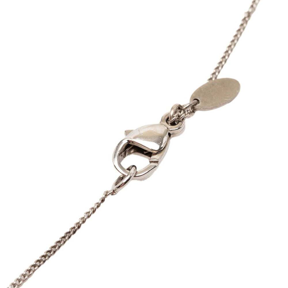 CHANEL Silver Logo Necklace - Picture 4 of 6